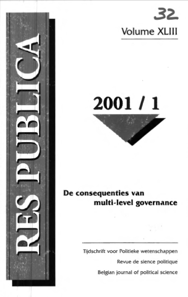 Volume 43 • Issue 1 • 2001 • De consequenties van multi-level governance
